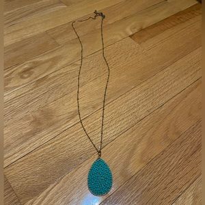 Turquoise Beaded Statement Necklace